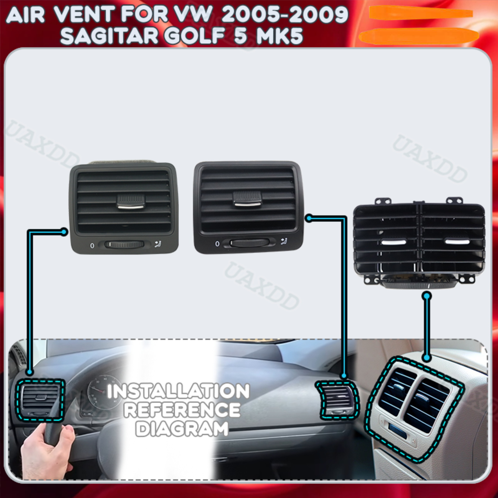 Golf Equipment Outlet - Rejilla de Ventilación para Aire Acondicionado
