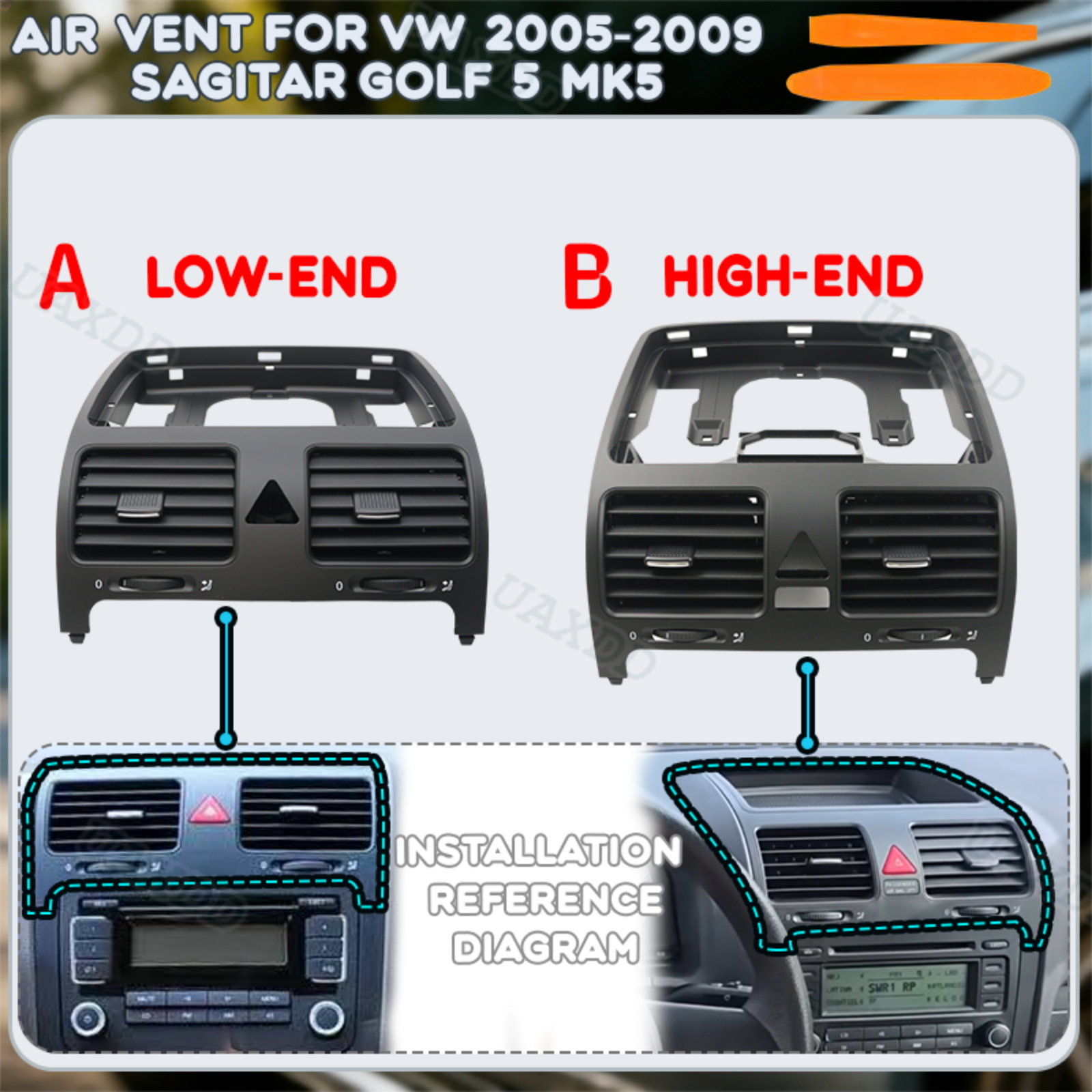Golf Equipment Outlet - Kit de Ventilación para VW Sagitar