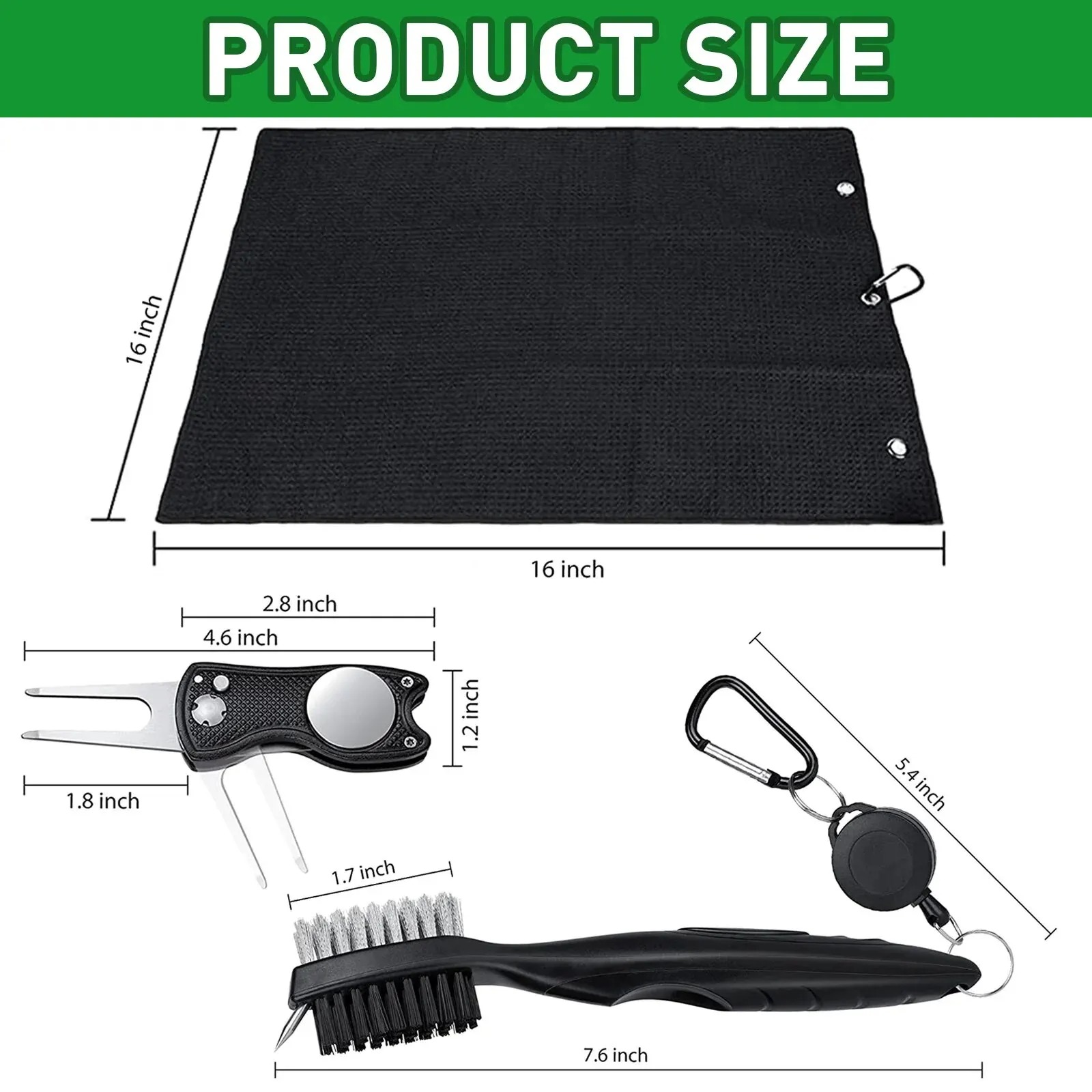 Kit completo de cepillo y limp - Golf Equipment Set reseña y precio